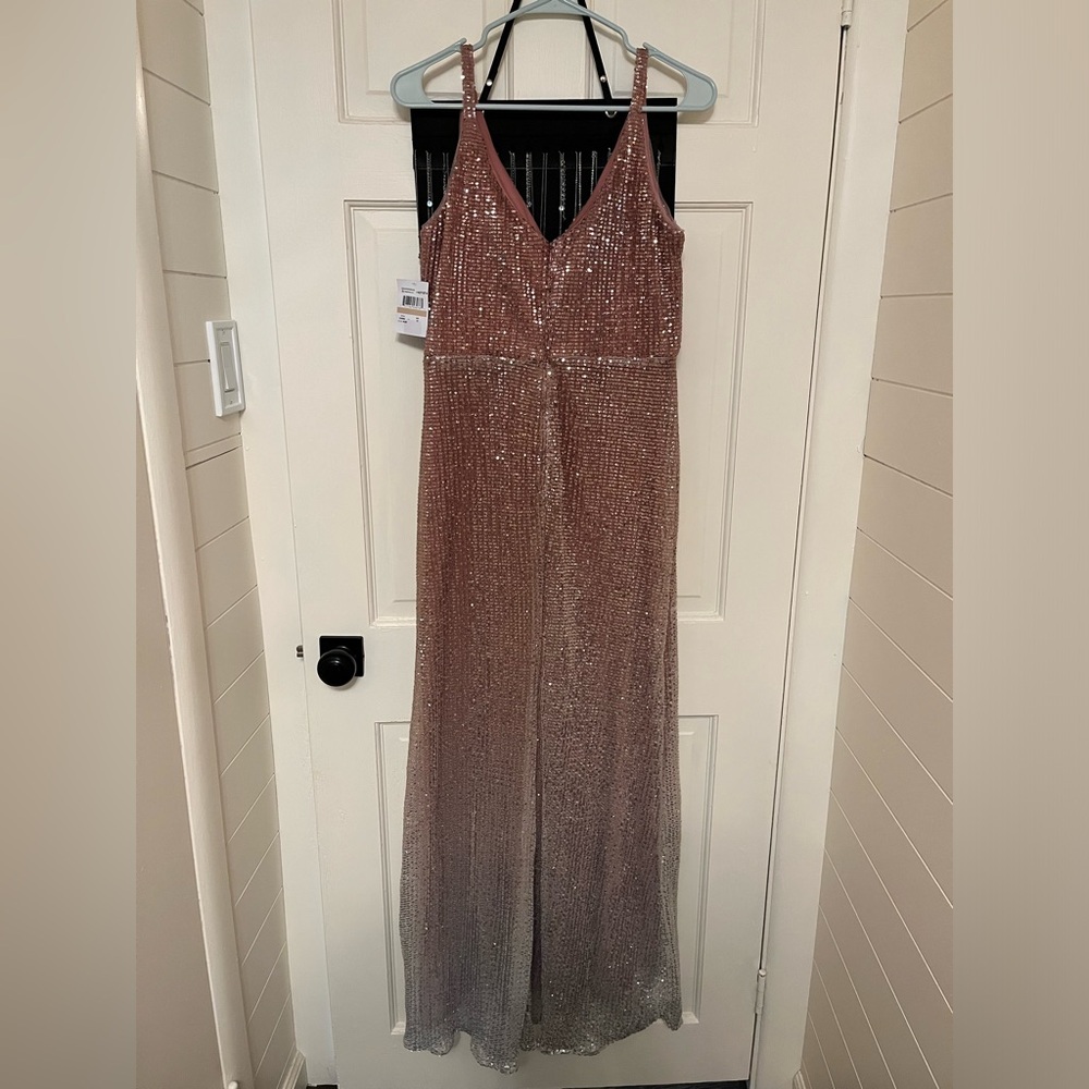 Nightway macys size 12 sequin dress new with tags